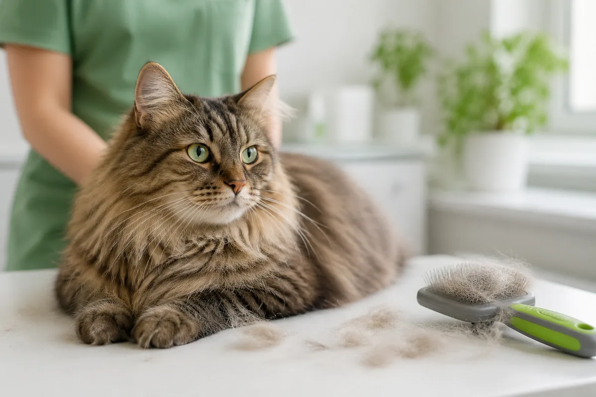 La mue du chat : comprendre et accompagner